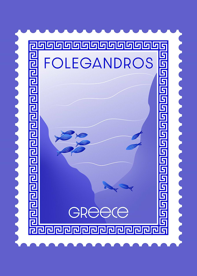 Folegandros Stamp