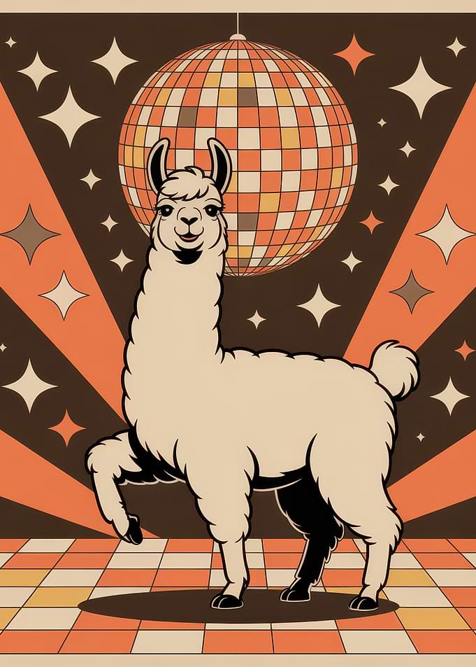 Llama Disco Fever