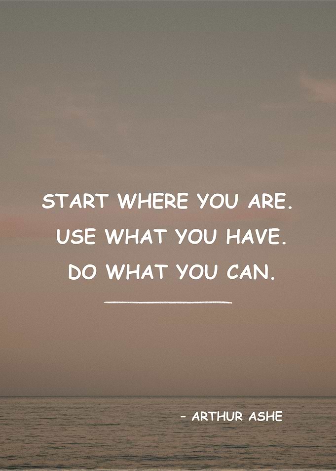 Inspirational Quote by Arthur Ashe