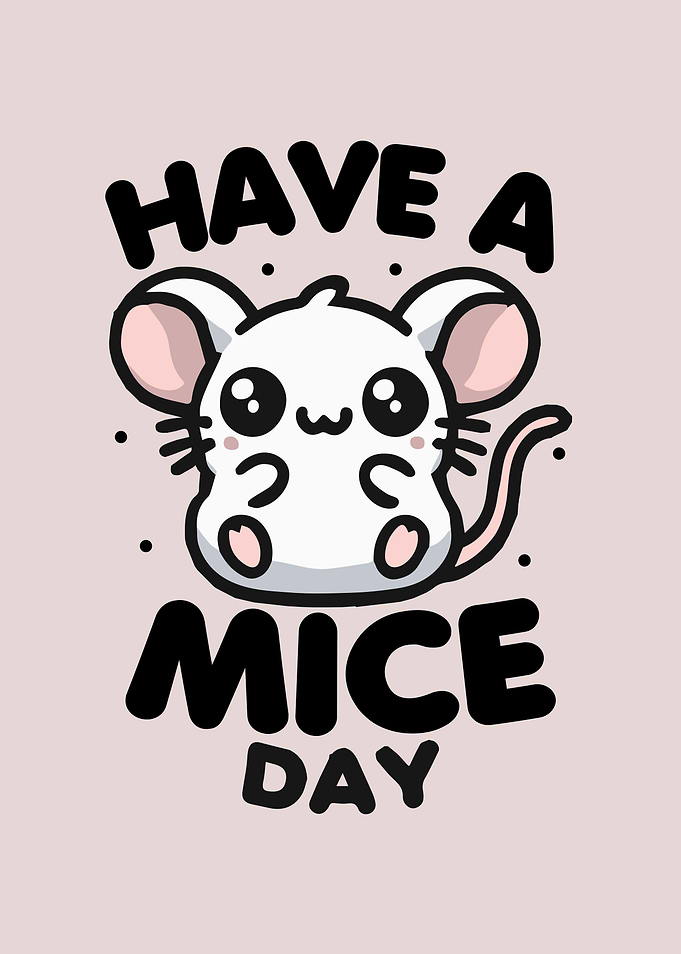 Have A Mice Day Funny Mouse Pun