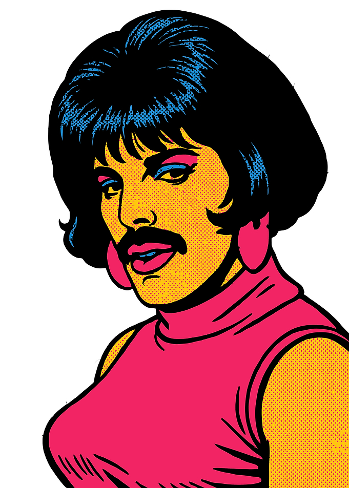 Freddie Mercury Pop Art Portrait