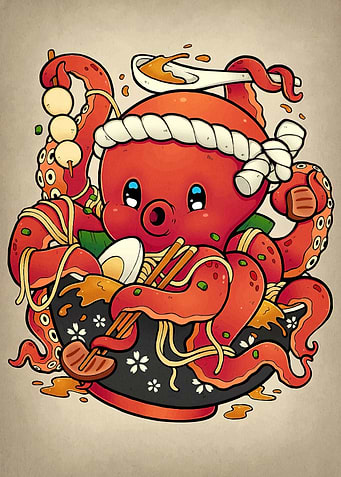 Octopus Chef Ramen