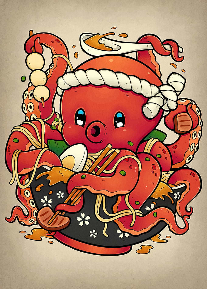 Octopus Chef Ramen