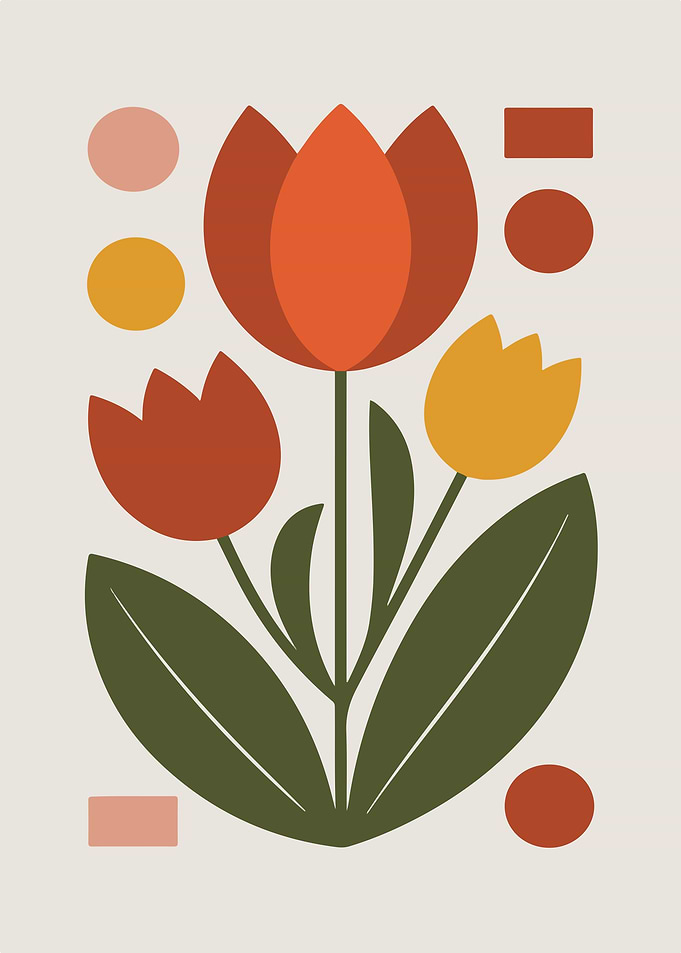 Abstract Floral Art