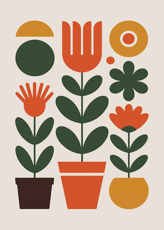 Retro Floral Pattern
