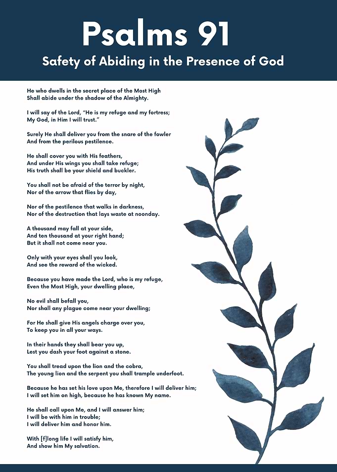 Psalms 91: Safety in God's Presence