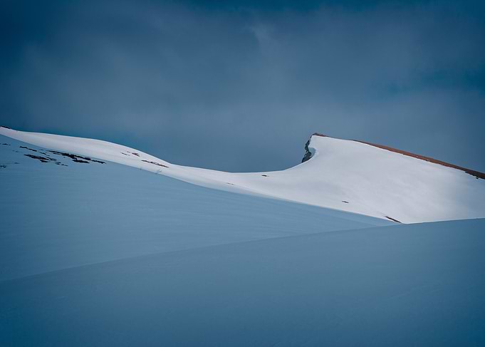 Snowy Mountain Landscape