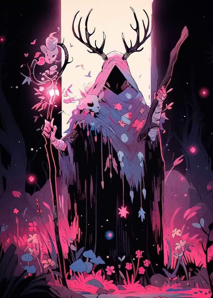 Mystical Forest Druid
