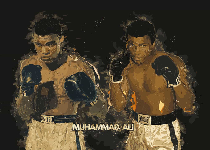Muhammad Ali Boxing Art