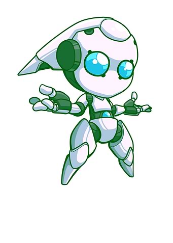 Clank Cartoon Robot Character Illustration