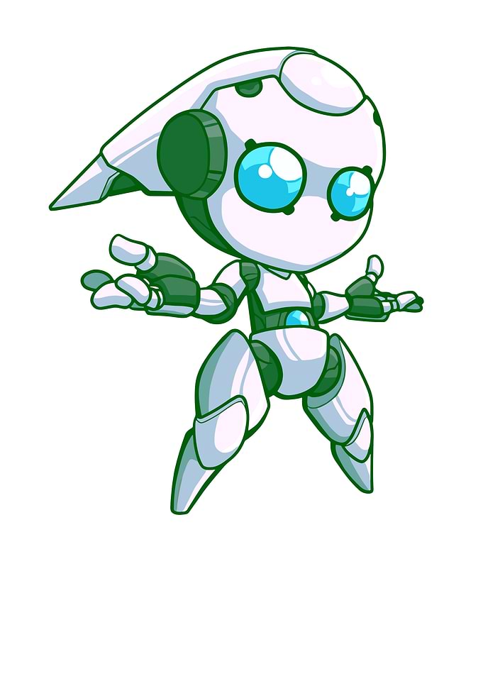 Clank Cartoon Robot Character Illustration