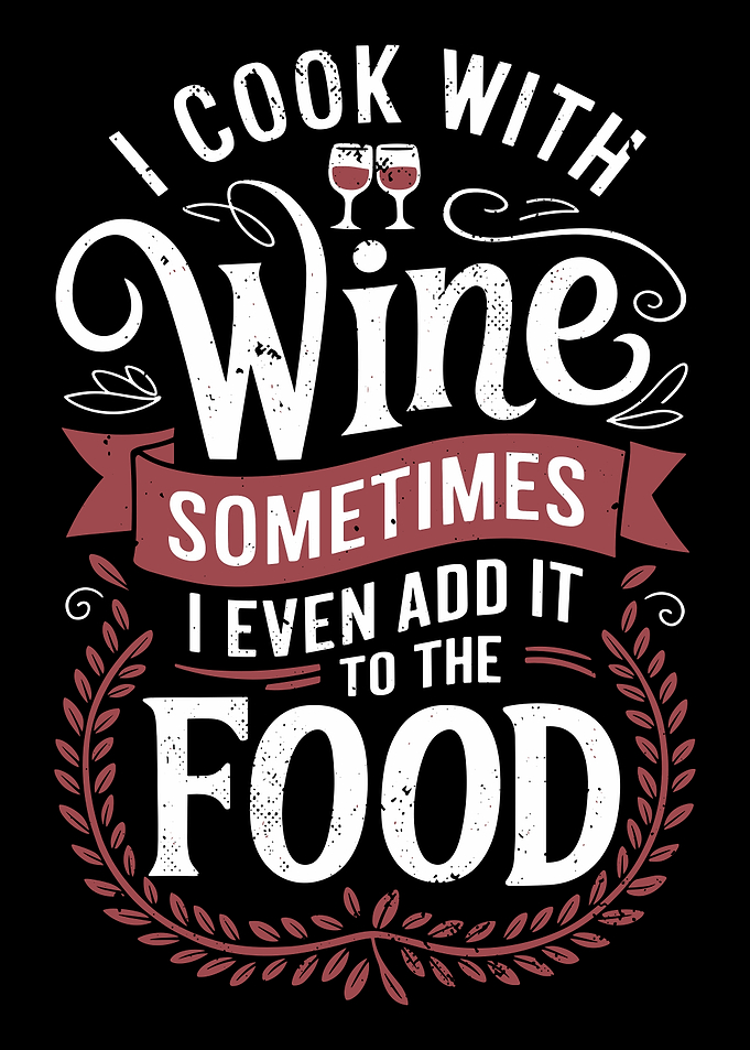Cook With Wine Quote