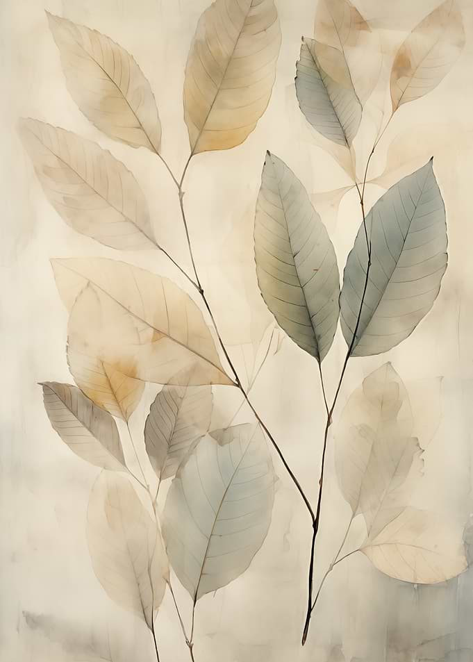 Delicate Leaves Botanical
