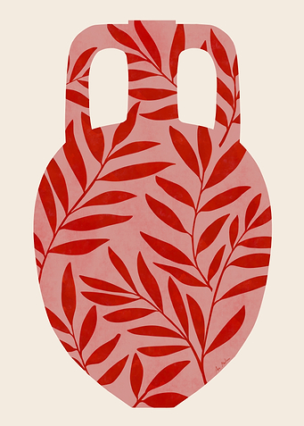 Floral Vase Illustration