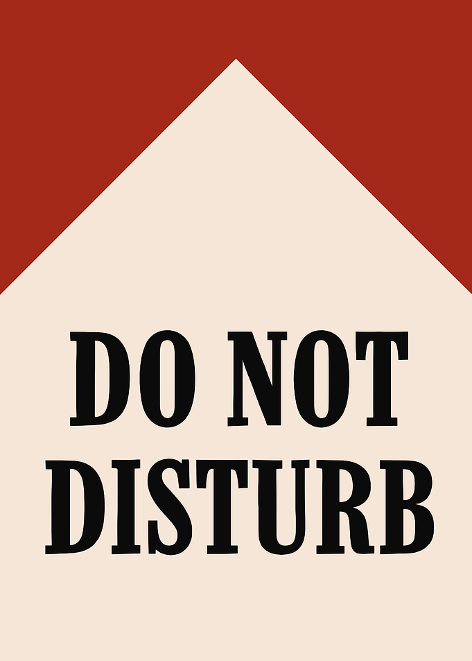 Do Not Disturb Sign