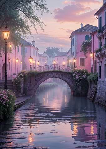 The Old Stone Bridge at Dawn