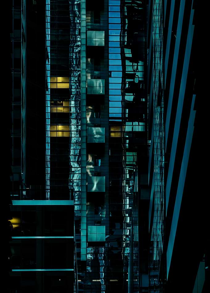 Melbourne Night Cityscape
