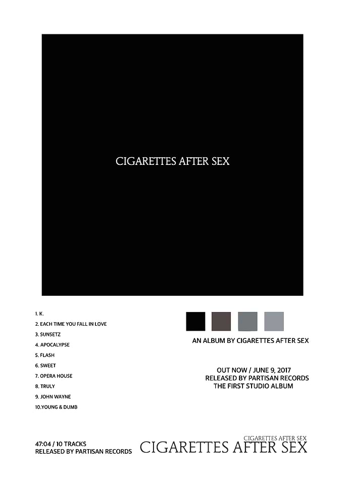 Cigarettes After Sex Album Cover