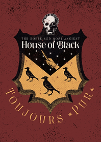 Harry Potter House of Black Family Crest