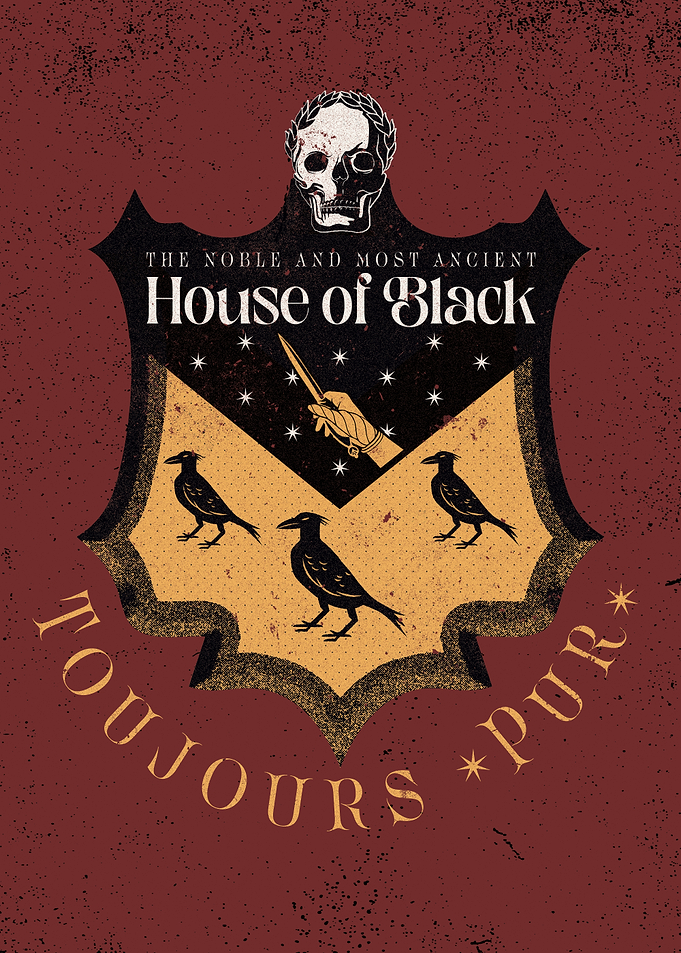 Harry Potter House of Black Family Crest