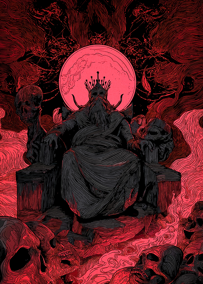 King Throne Skulls