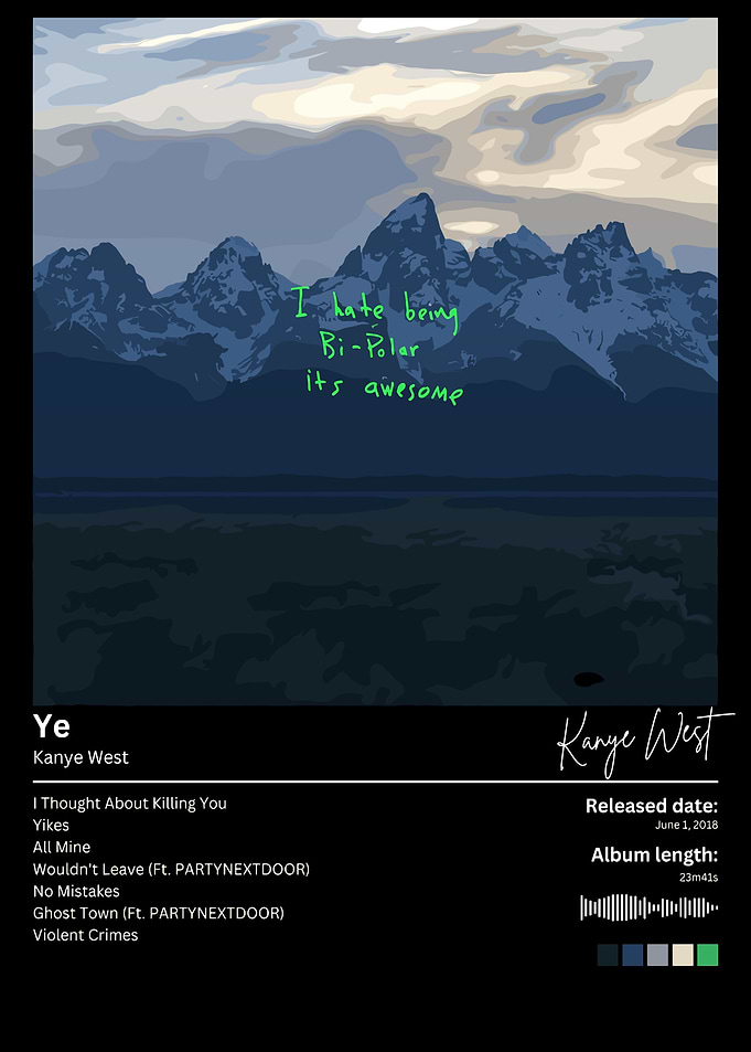 Kanye West ye Album Cover