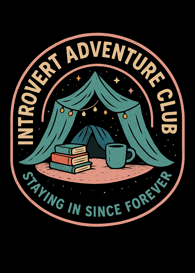 Introvert Adventure Club Camping Graphic