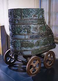 Ancient Siege Engine Replica on Wheels