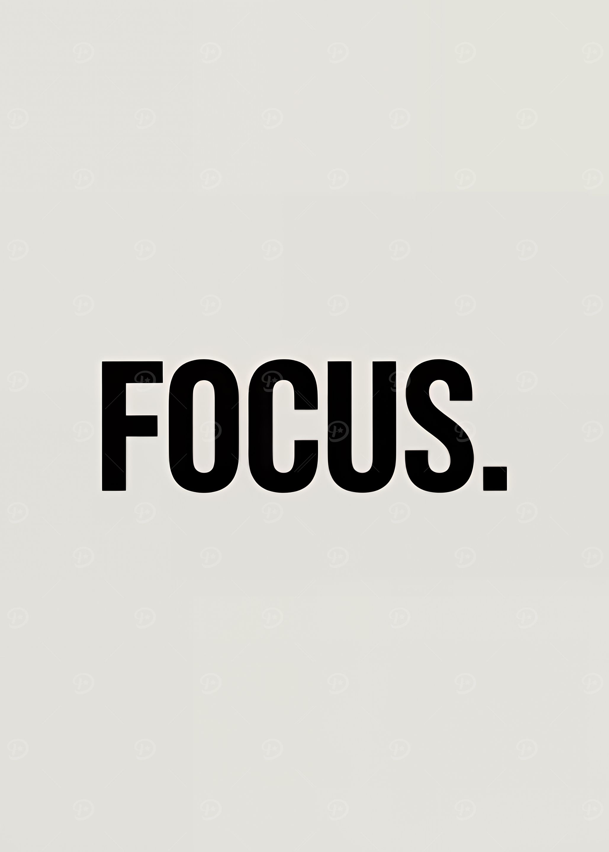 Focus Text Art