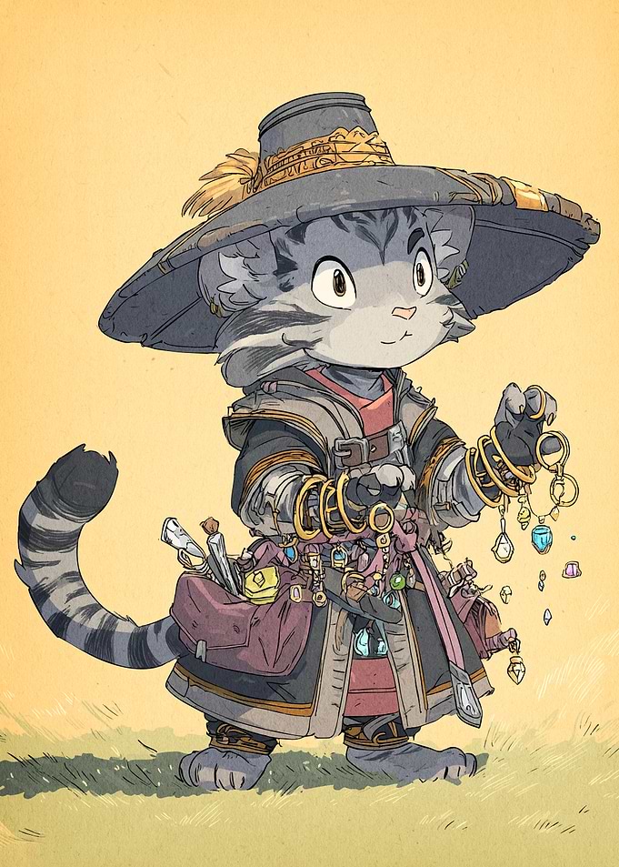 Anthropomorphic Cat