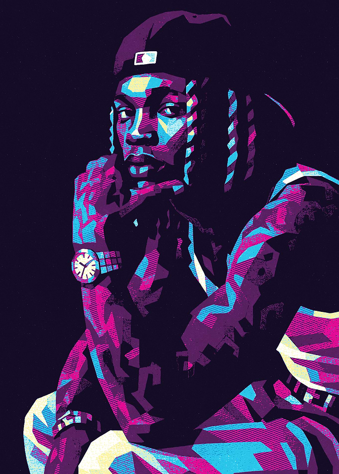 King Von Portrait Art