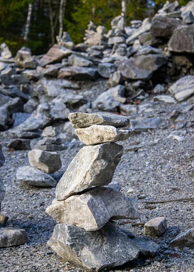 Stacked Rocks Cairn Nature Photography