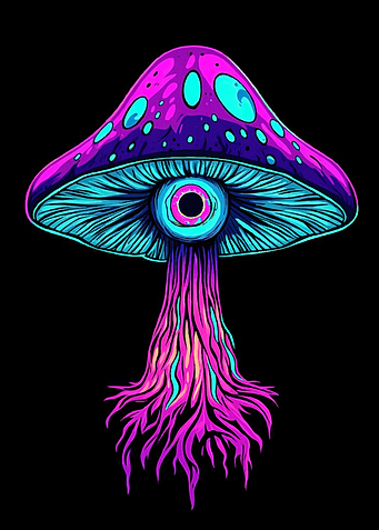 Psychedelic Mushroom Eye