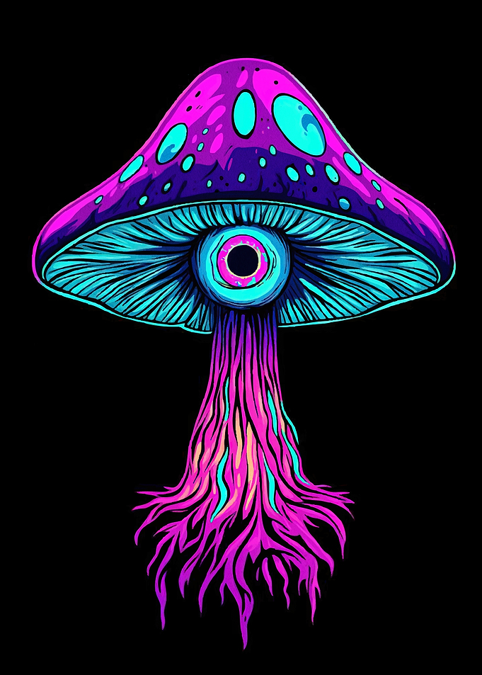 Psychedelic Mushroom Eye
