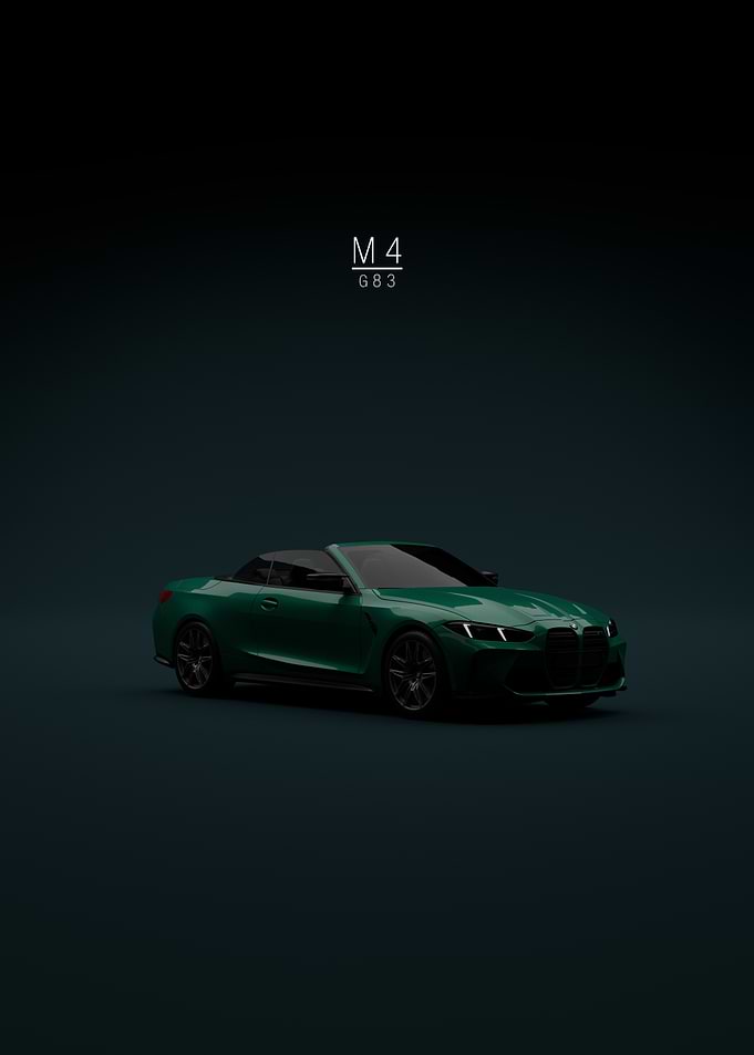 BMW M4 2025 G83 Green Front