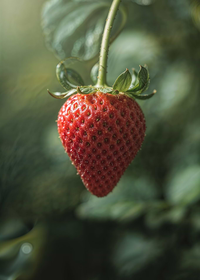 Ripe Strawberry Close-Up