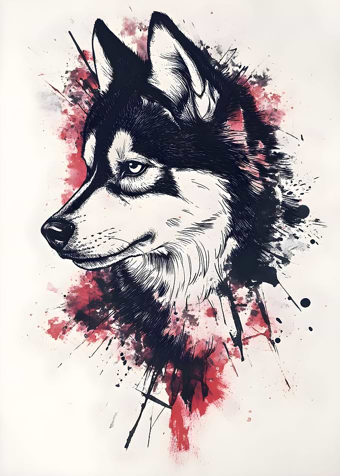 Husky Portrait
