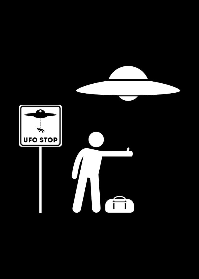 UFO Stop — Finally, My Ride Is Here!