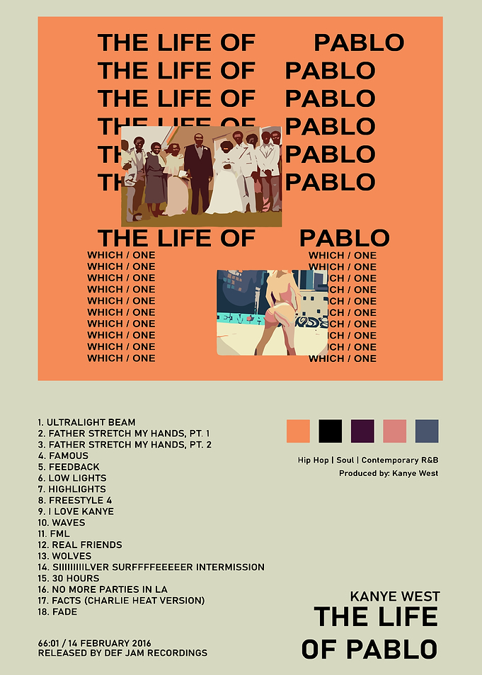 Kanye West The Life Of Pablo Album