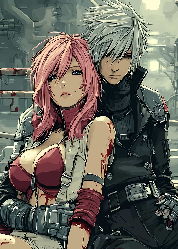 Final Fantasy Post-Battle Scene