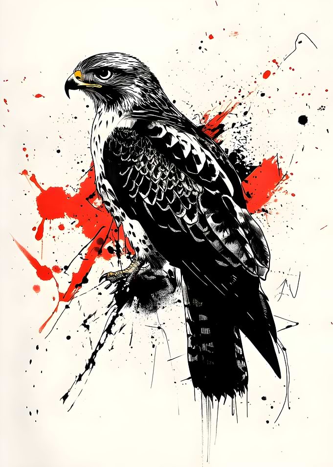 Red tailed hawk