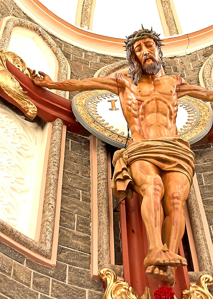 Jesus Christ on the Cross Statue