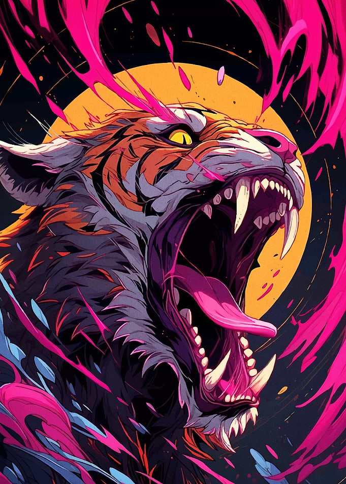 Tiger Neon Accents
