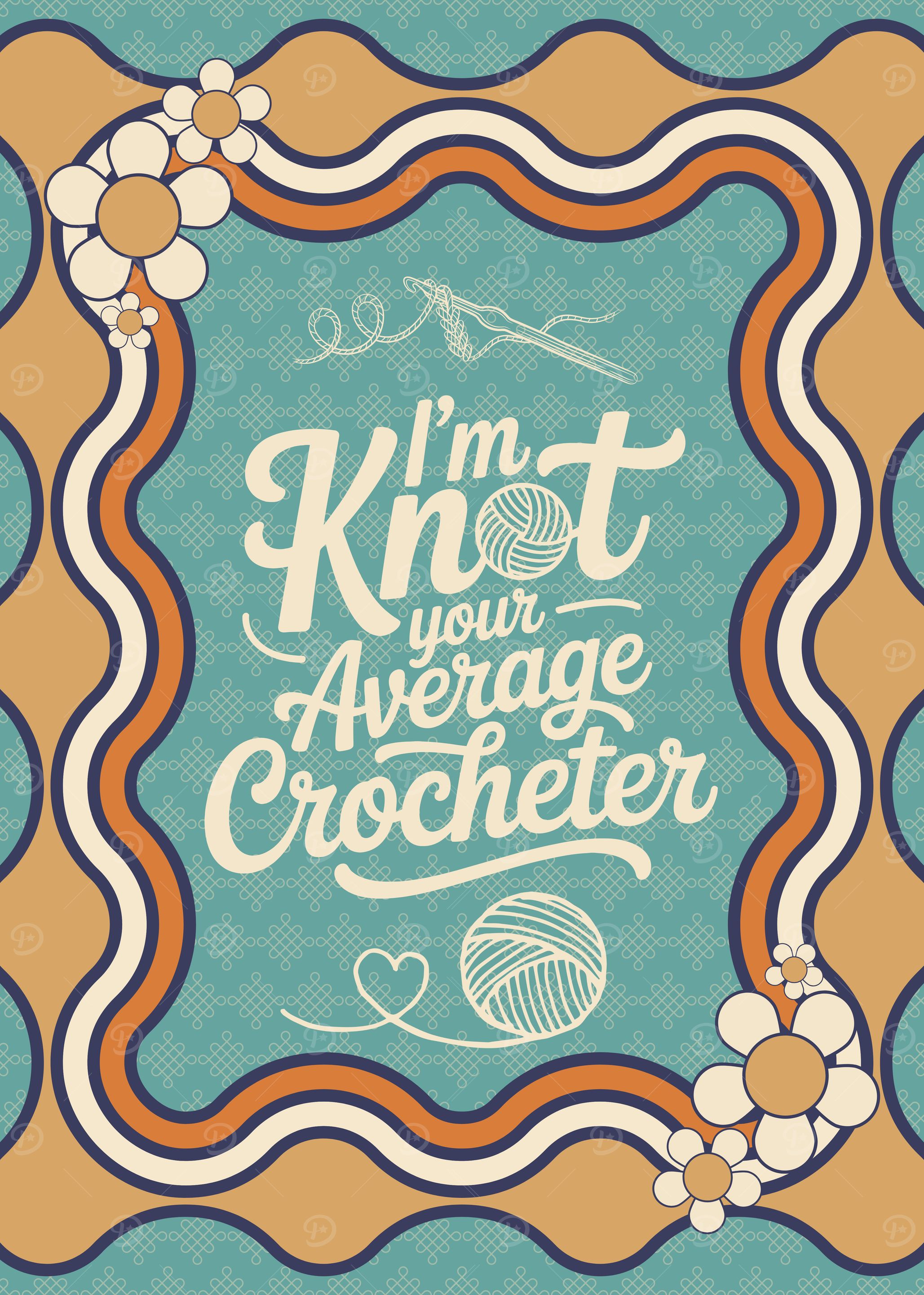 Funny Crochet Pun Craft Room Decor