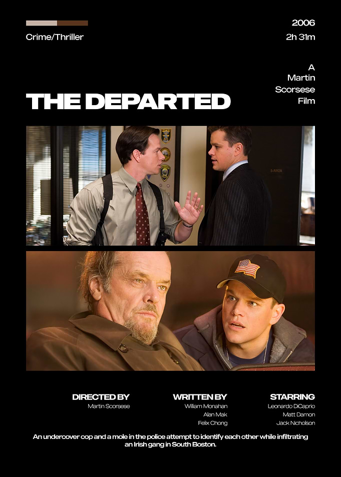 The Departed movie poster