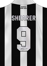 Shearer Newcastle Shirt Art