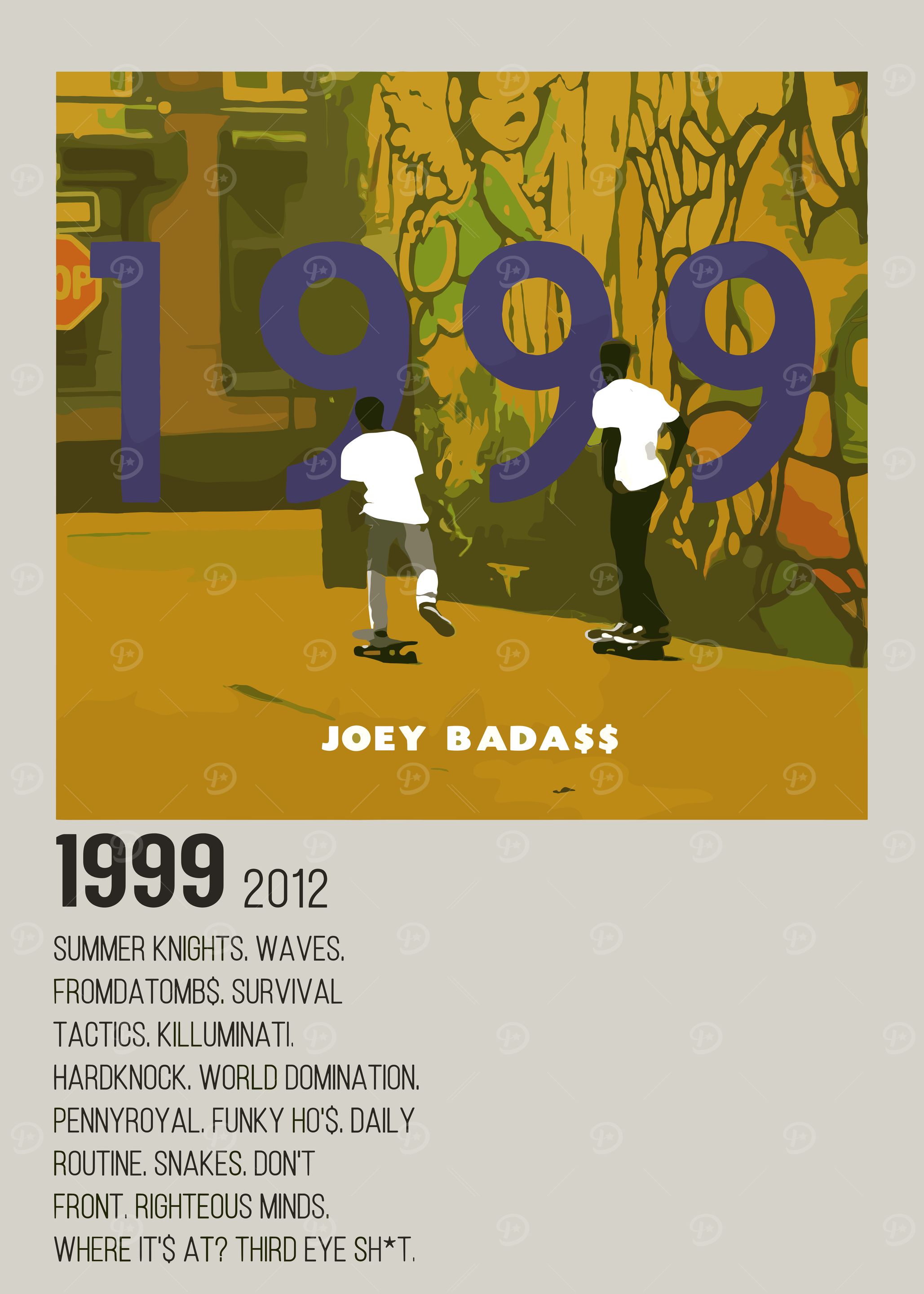 Joey Badass 1999 Album Cover Art