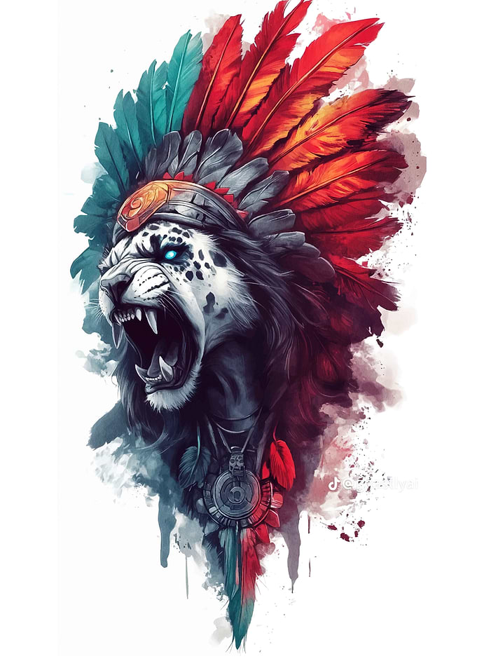 Jaguar Warrior Headdress