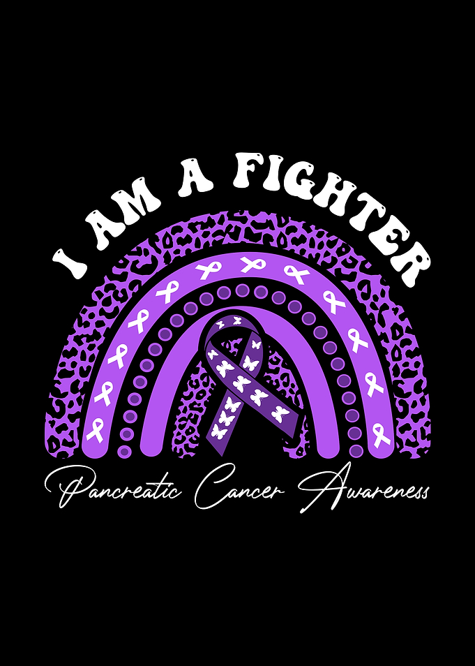 Pancreatic Cancer Awareness Fighter Rainbow