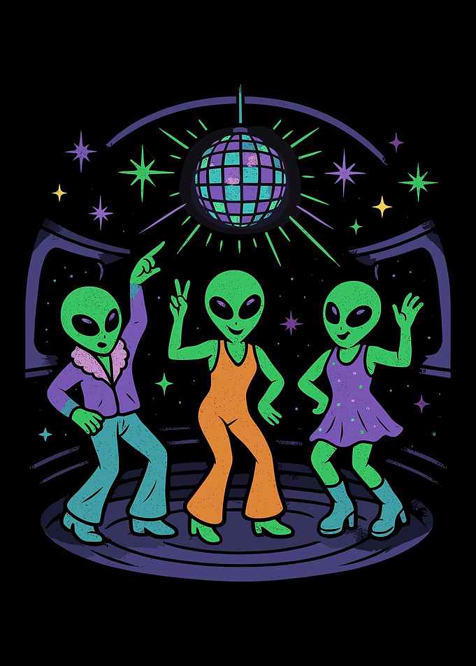 Aliens Dancing at Disco